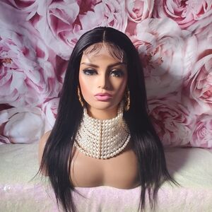 100% Brazilian virgin human hair wig Natural